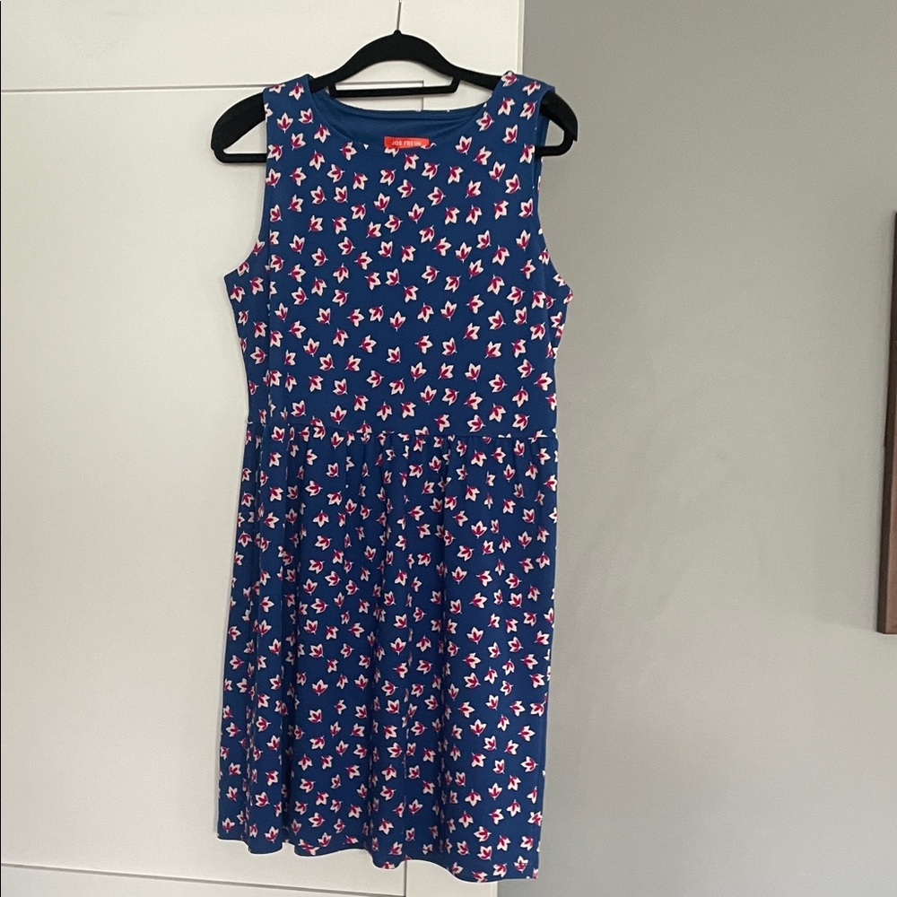 Joe Fresh Blue and Pink Floral Mini Dress